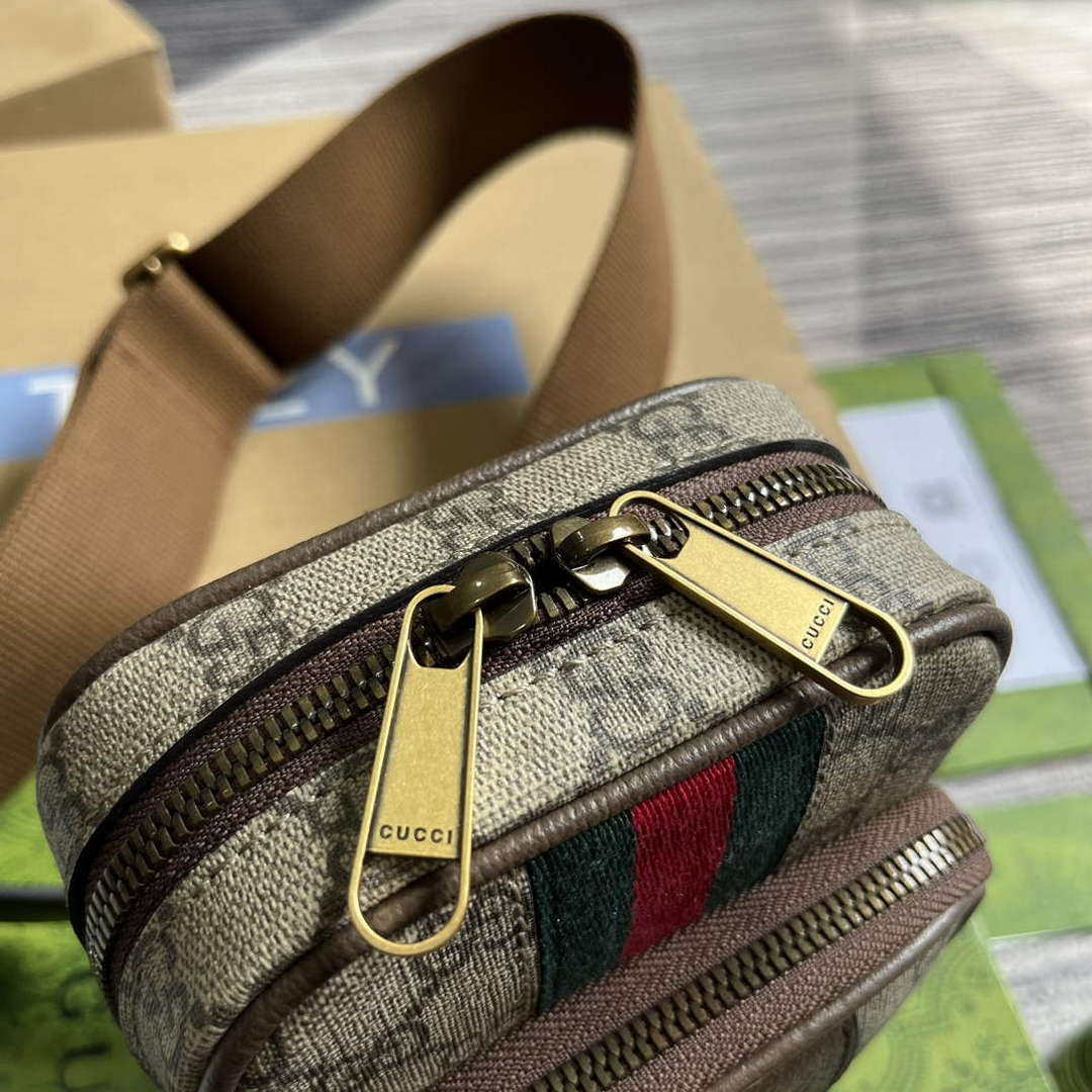Gucci 752565 Ophidia GG Mini Bag Brown - Default Title - View 6