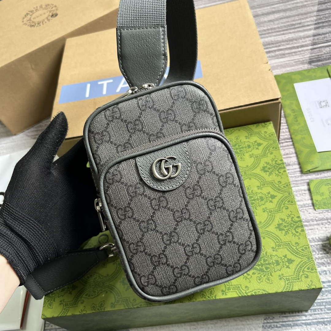 Gucci 752565 Ophidia GG Mini Bag Grey