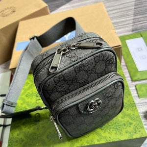 Gucci 752565 Ophidia GG Mini Bag Grey - Default Title - View 5