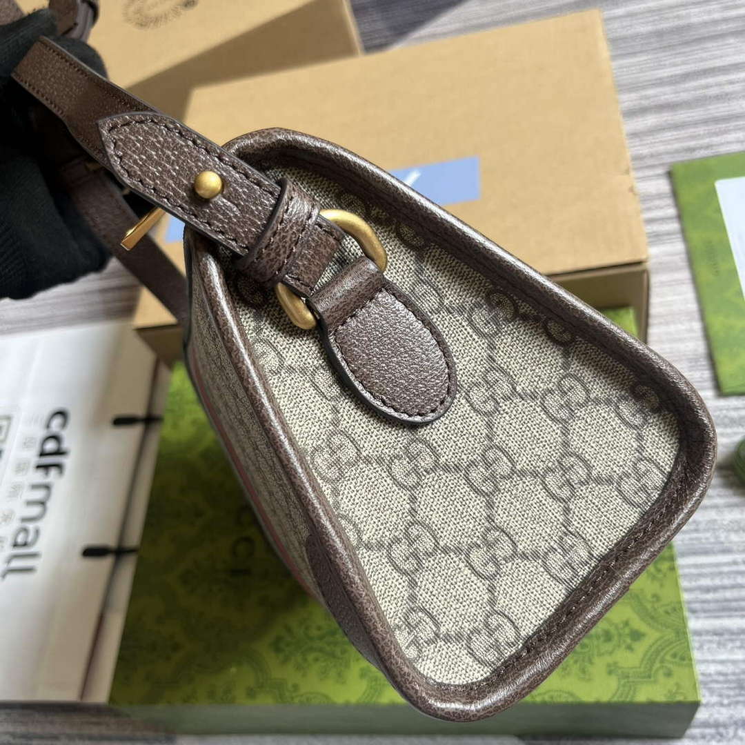 Gucci 752581 Ophidia GG Messenger Bag Brown - Default Title - View 3