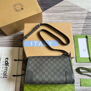 Gucci 752581 Ophidia GG Messenger Bag Grey - Default Title - View 2