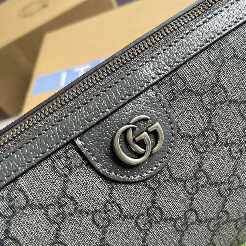 Gucci 752581 Ophidia GG Messenger Bag Grey