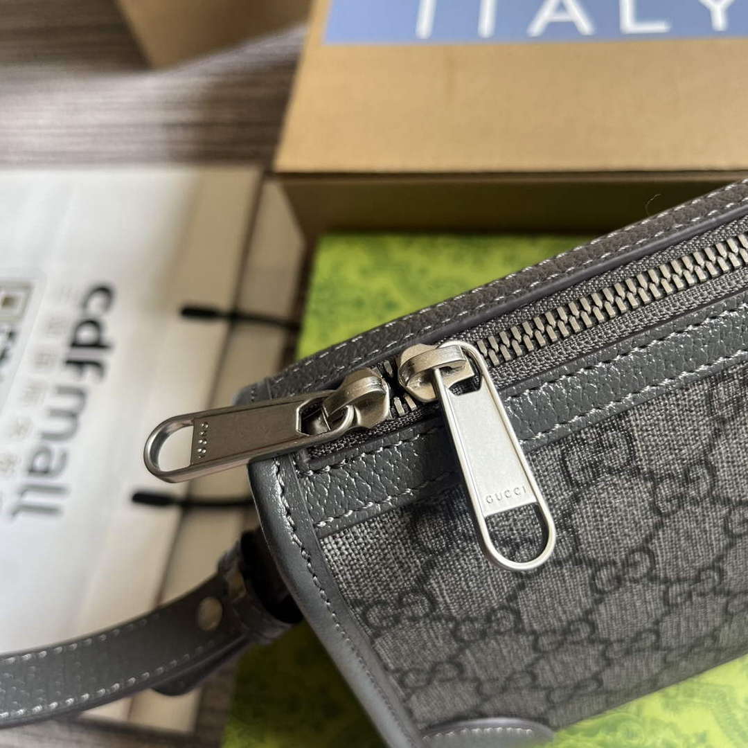Gucci 752581 Ophidia GG Messenger Bag Grey