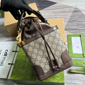 Gucci 752583 Ophidia GG Bucket Bag Brown - Default Title - View 3