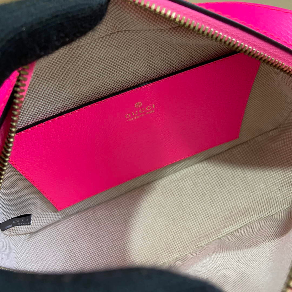 Gucci 752591 Ophidia GG Small Crossbody Bag Fuchsia