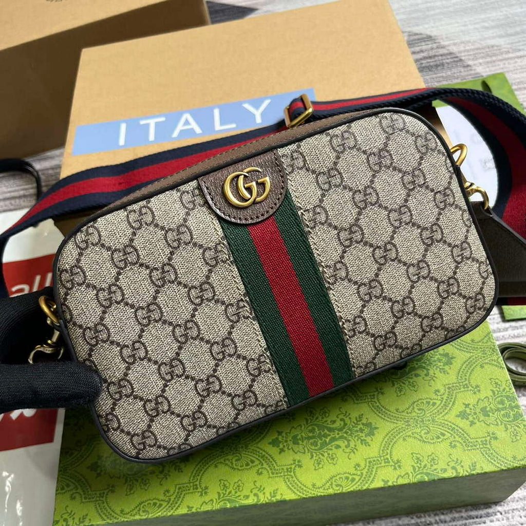 Gucci 752591 Ophidia Gg Small Shoulder Bag Brown
