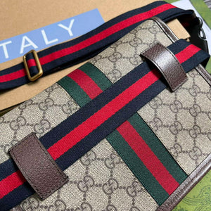 Gucci 752597 Ophidia GG Small Belt Bag Brown - Default Title - View 3