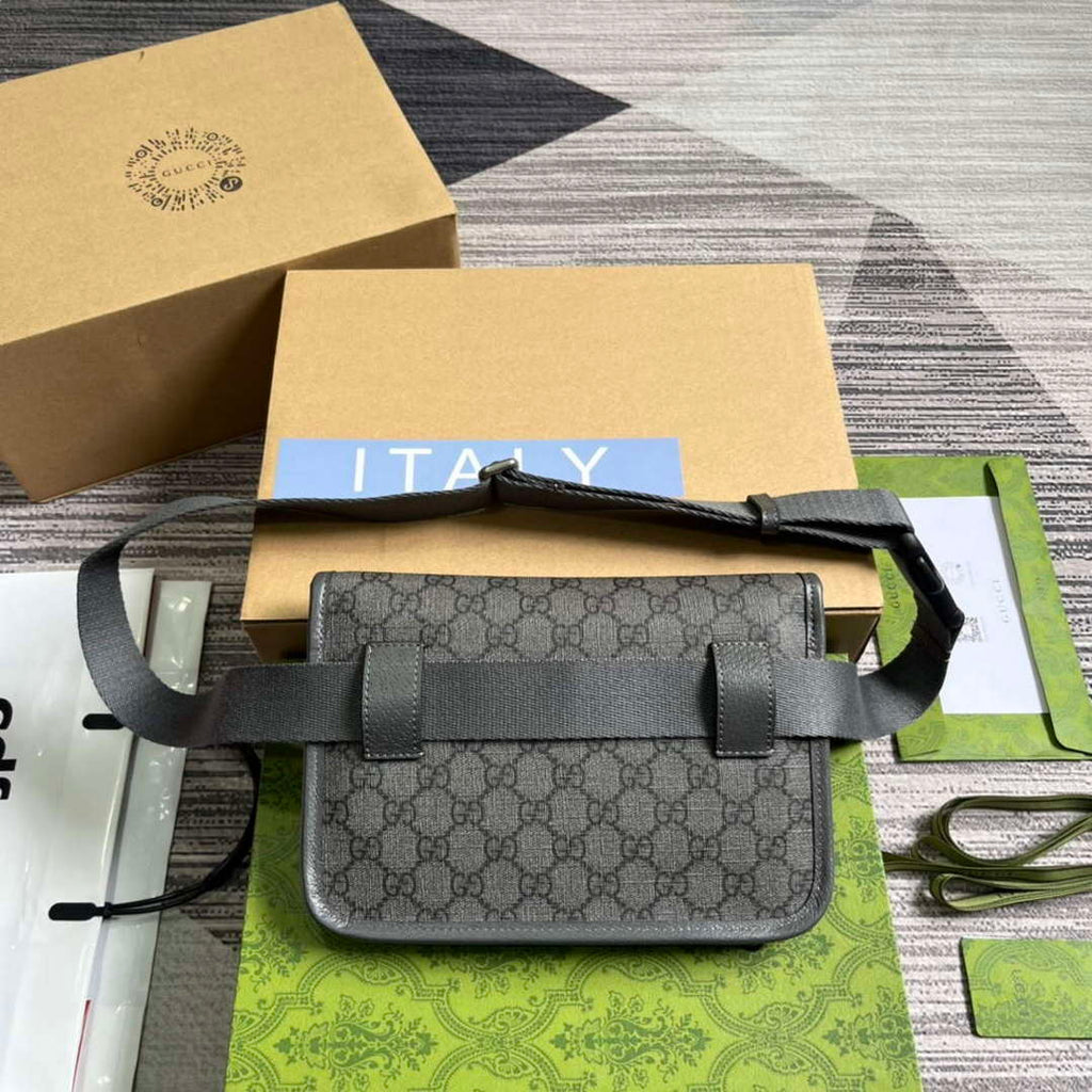 Gucci 752597 Ophidia GG Small Belt Bag Grey