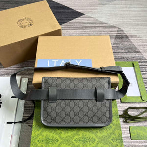 Gucci 752597 Ophidia GG Small Belt Bag Grey - Default Title - View 2