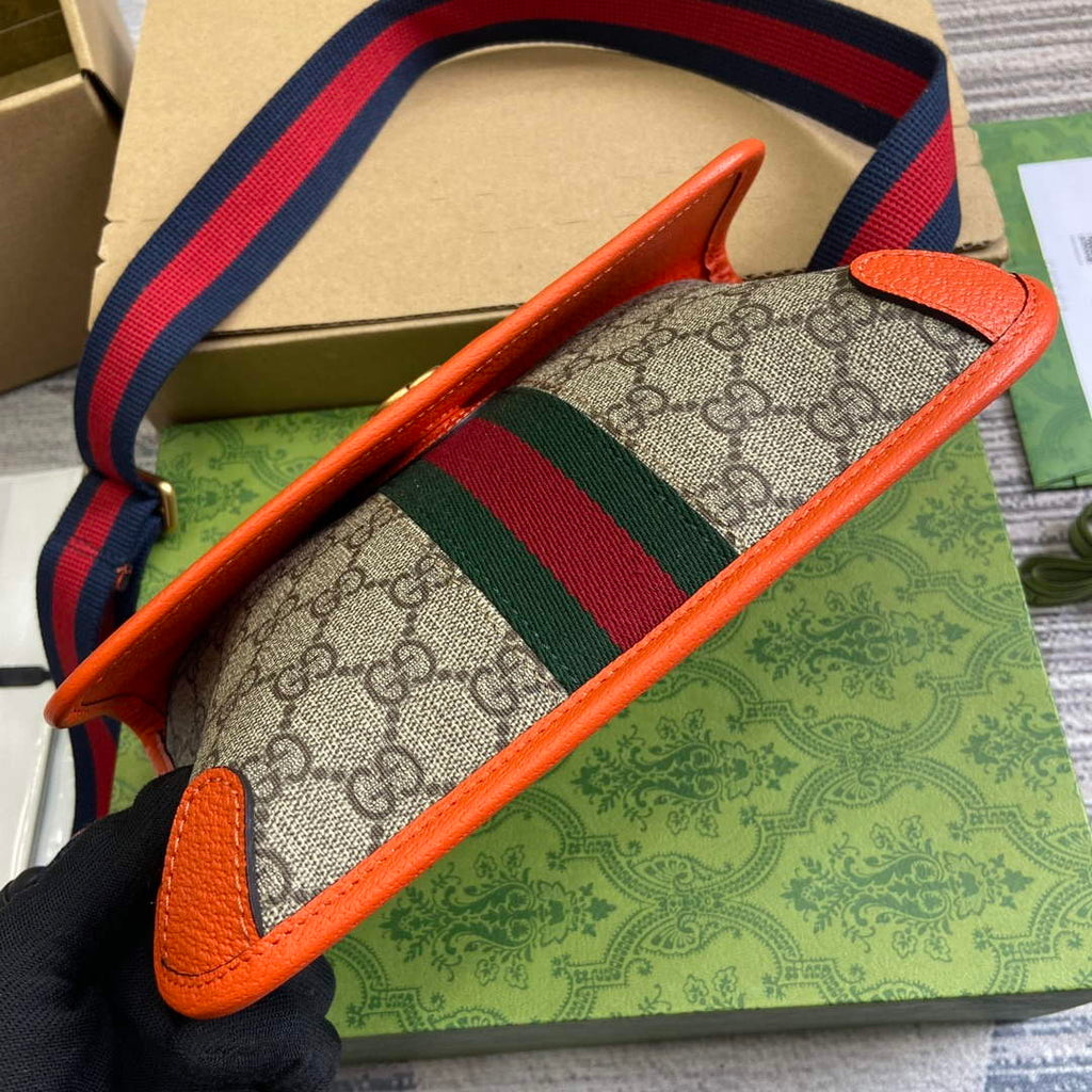 Gucci 752597 Ophidia GG Small Belt Bag Orange