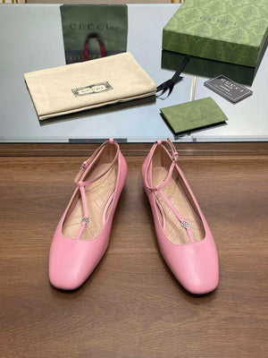 Gucci 754136 Women's Double G Ballet Flat G38266 - US 4=Euro 35 - View 1