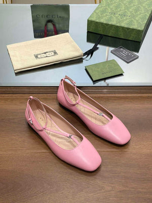 Gucci 754136 Women's Double G Ballet Flat G38266 - US 4=Euro 35 - View 2