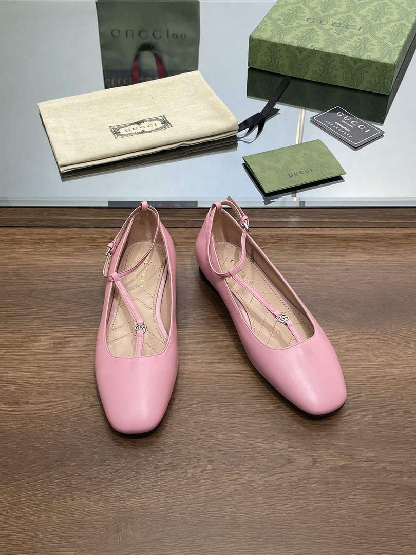 Gucci 754136 Women's Double G Ballet Flat G38266 - US 4=Euro 35 - View 4