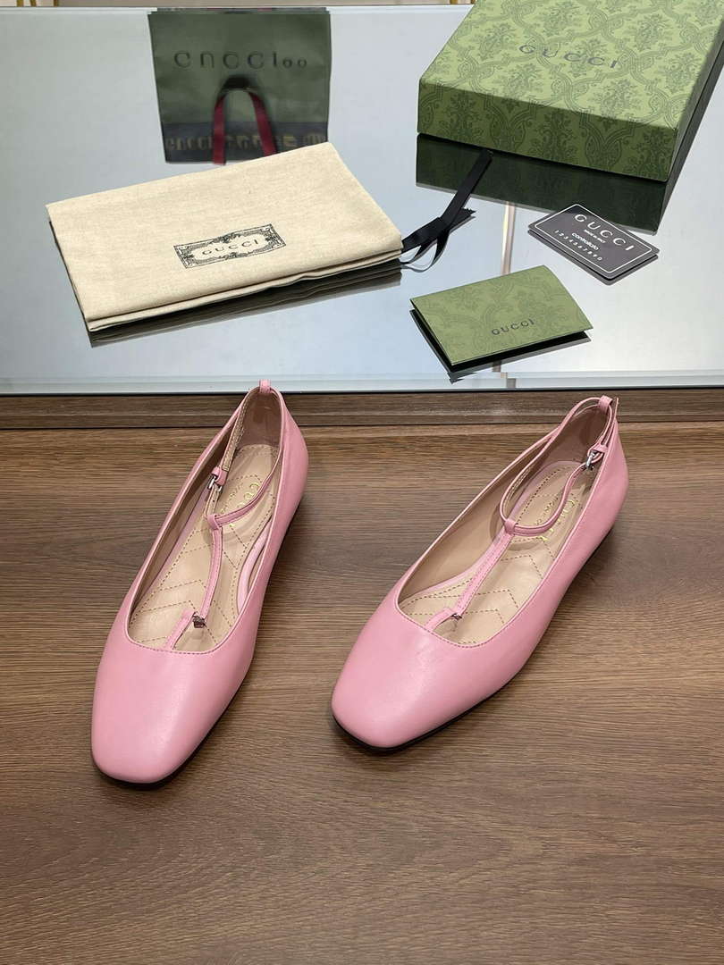 Gucci 754136 Women's Double G Ballet Flat G38266