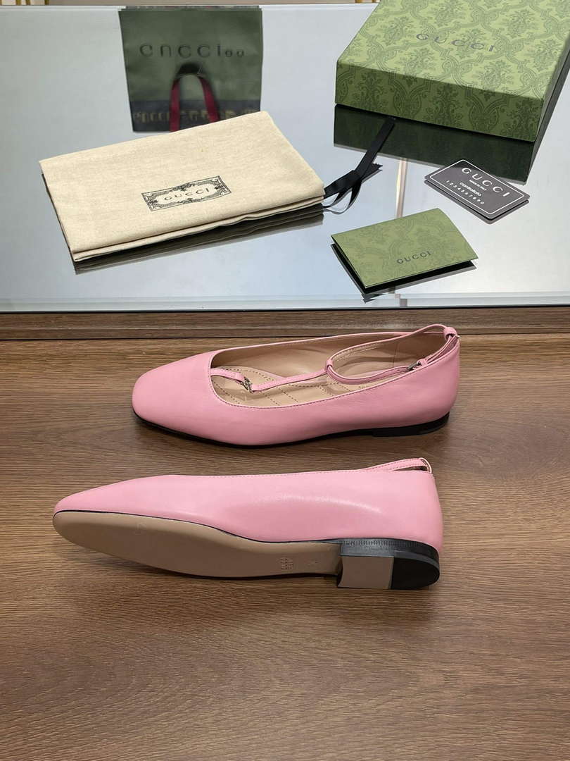 Gucci 754136 Women's Double G Ballet Flat G38266