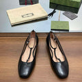 Gucci 754136 Women's Double G Ballet Flat G38267 - US 4=Euro 35 - View 1
