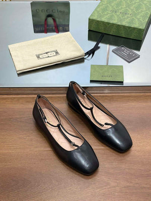 Gucci 754136 Women's Double G Ballet Flat G38267 - US 4=Euro 35 - View 3