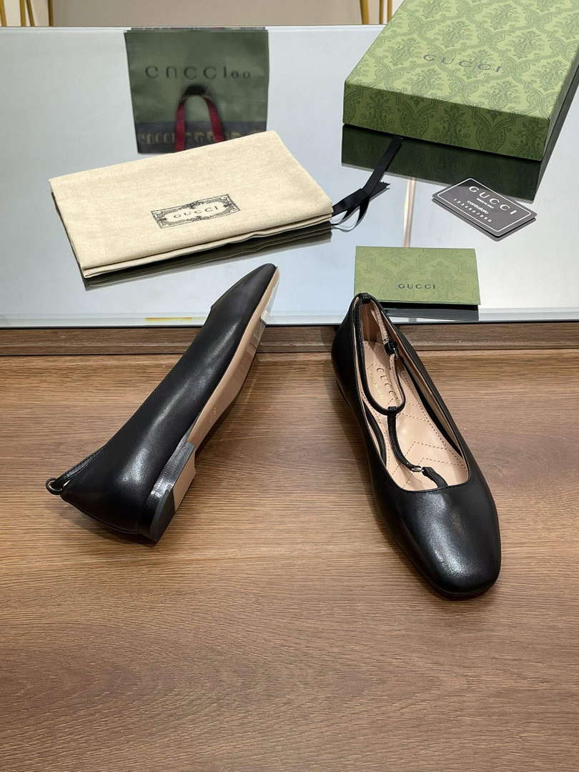Gucci 754136 Women's Double G Ballet Flat G38267 - US 4=Euro 35 - View 7