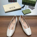 Gucci 754136 Women's Double G Ballet Flat G38268 - US 4=Euro 35 - View 1