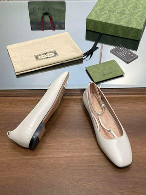 Gucci 754136 Women's Double G Ballet Flat G38268 - US 4=Euro 35 - View 7