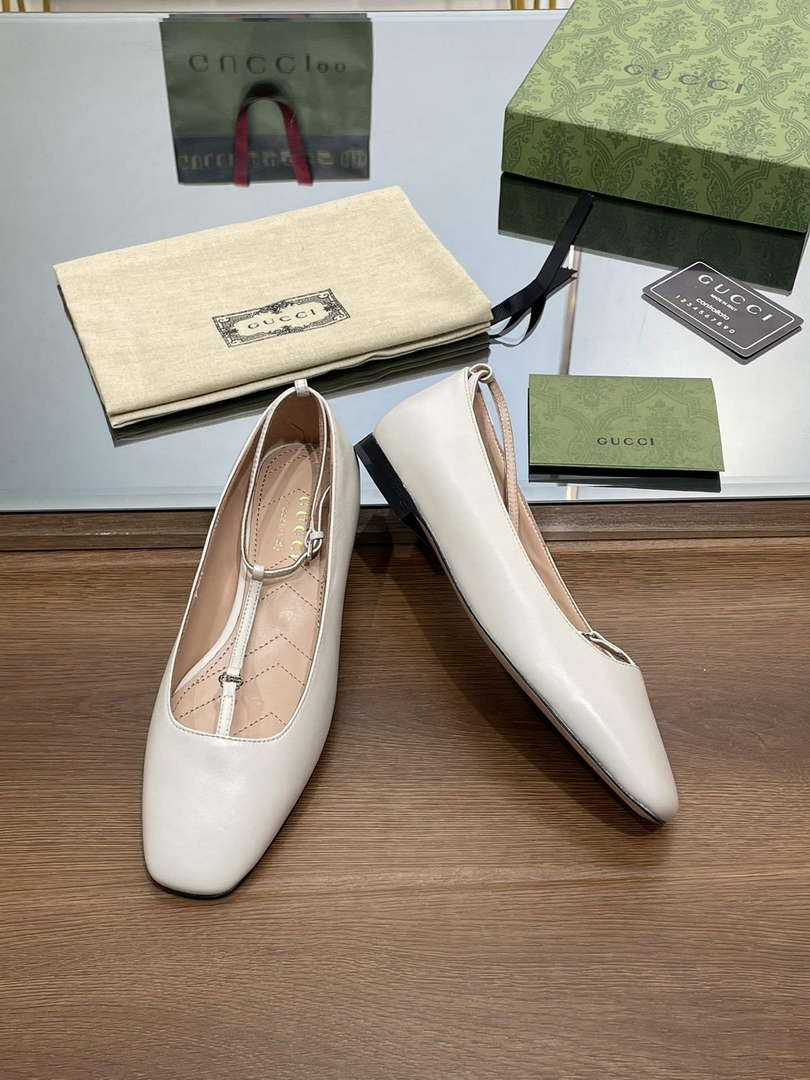 Gucci 754136 Women's Double G Ballet Flat G38268 - US 4=Euro 35 - View 8