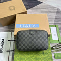 Gucci 760019 Ophidia GG Toiletry Case Bag Grey - Default Title - View 1