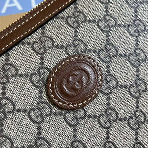 Gucci 760021 Messenger Bag With Interlocking G Brown - Default Title - View 4