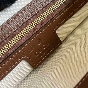 Gucci 760021 Messenger Bag With Interlocking G Brown - Default Title - View 9