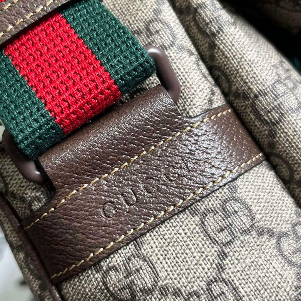 Gucci 760123 GG Messenger Bag Bronw