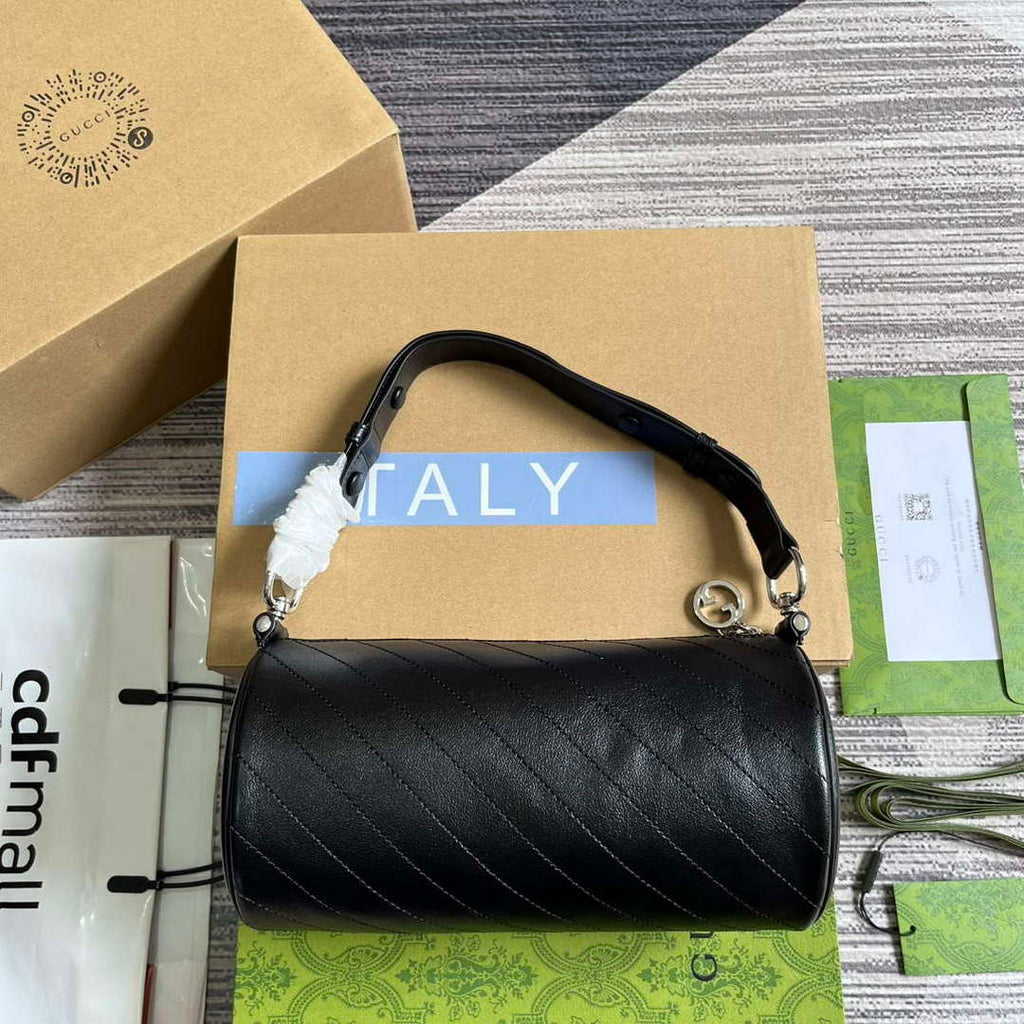 Gucci 760169 Gucci Blondie Small Shoulder Bag Black