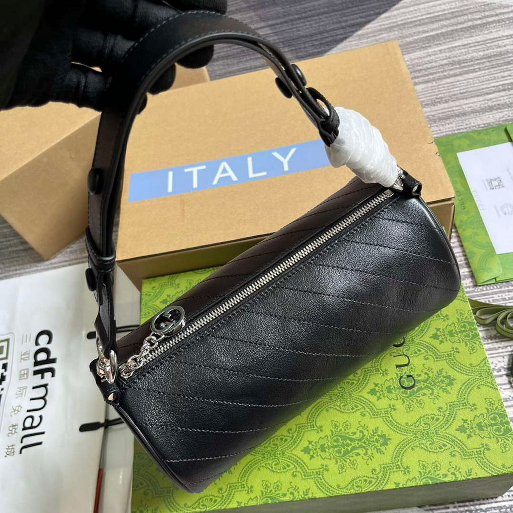 Gucci 760169 Gucci Blondie Small Shoulder Bag Black