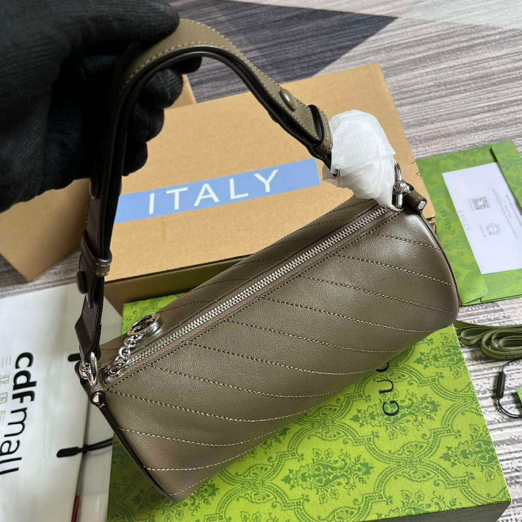 Gucci 760169 Gucci Blondie Small Shoulder Bag Brown