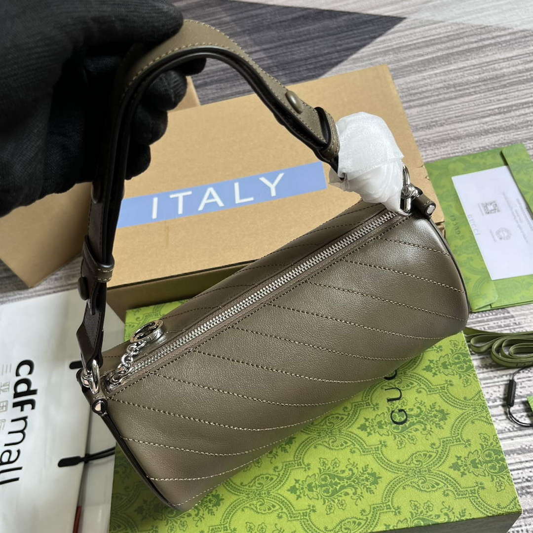 Gucci 760169 Gucci Blondie Small Shoulder Bag Brown - Default Title - View 6
