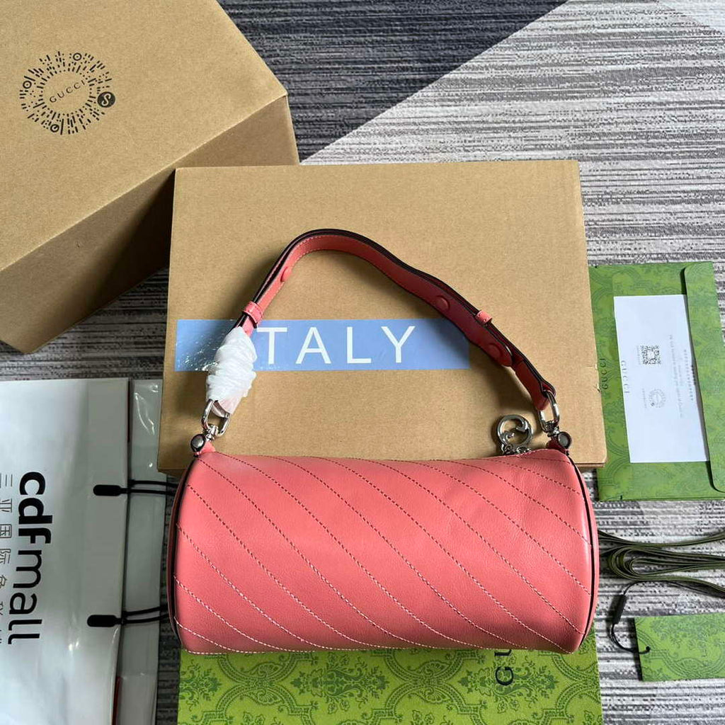 Gucci 760169 Gucci Blondie Small Shoulder Bag Pink
