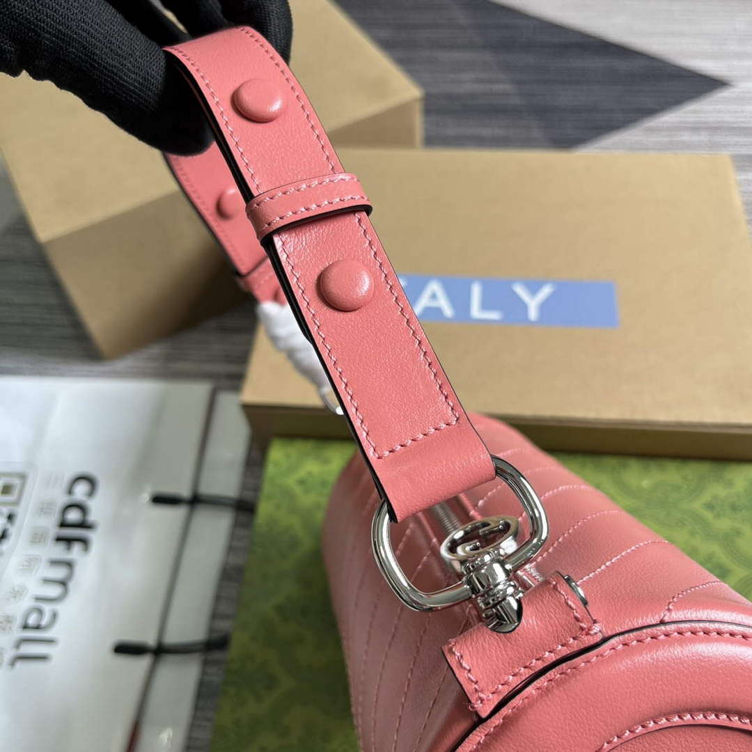 Gucci 760169 Gucci Blondie Small Shoulder Bag Pink - Default Title - View 8