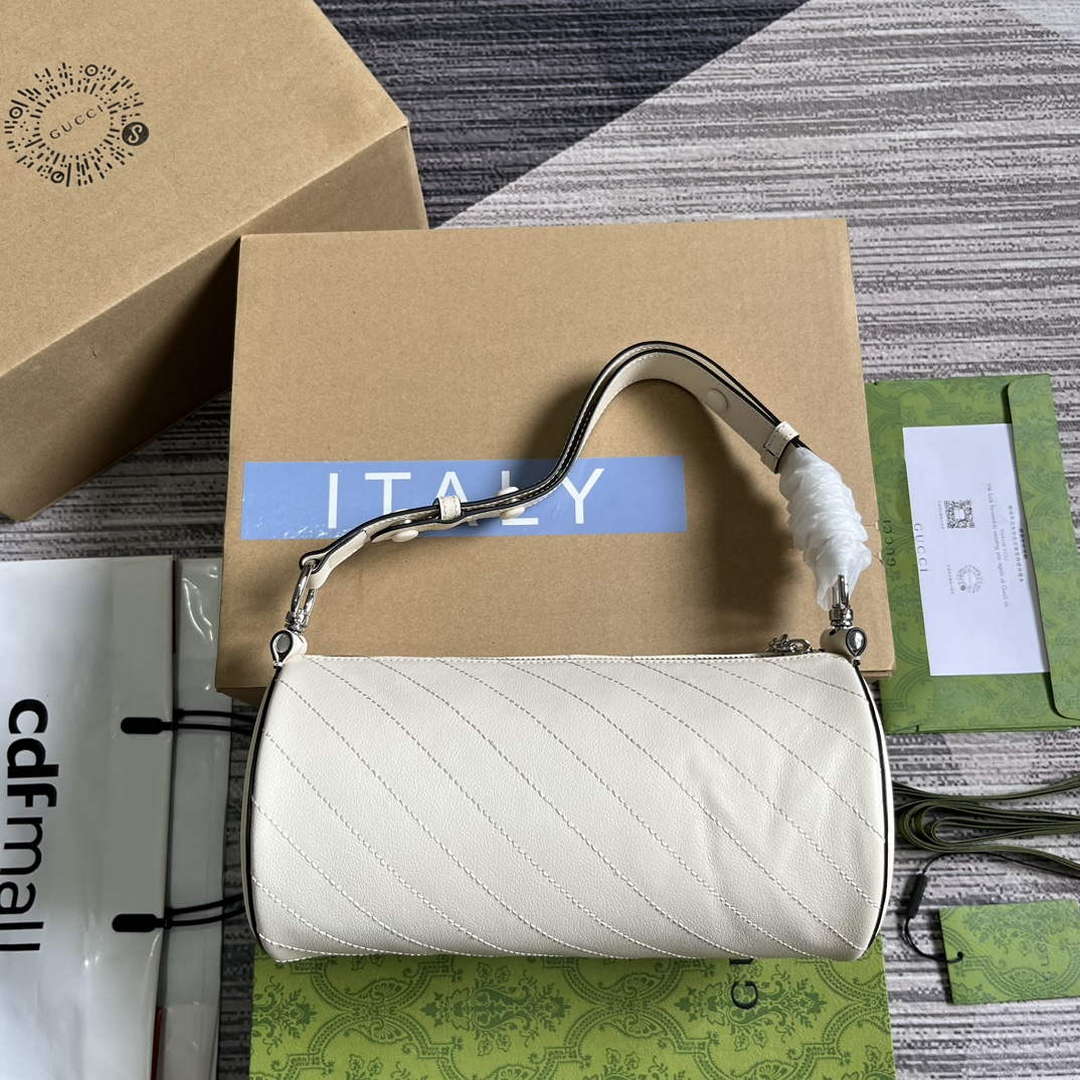 Gucci 760169 Gucci Blondie Small Shoulder Bag White