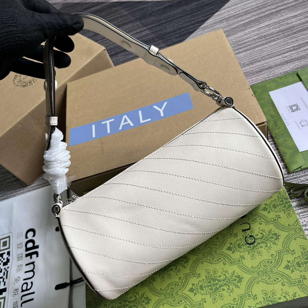Gucci 760169 Gucci Blondie Small Shoulder Bag White - Default Title - View 4