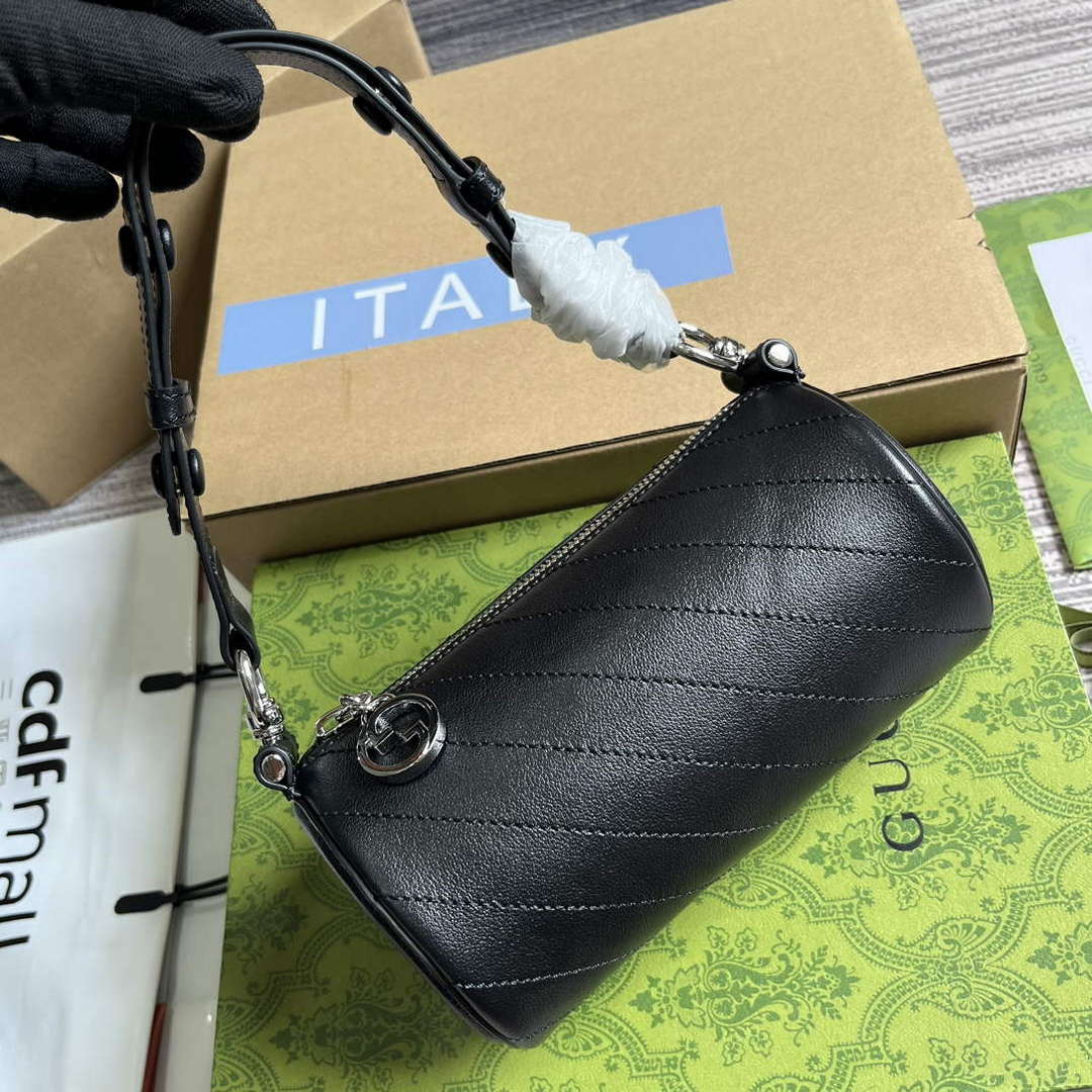 Gucci 760170 Gucci Blondie Mini Shoulder Bag Black
