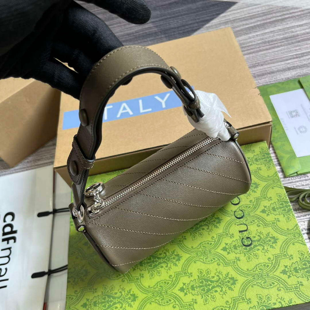 Gucci 760170 Gucci Blondie Mini Shoulder Bag Brown