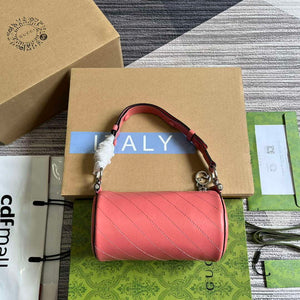 Gucci 760170 Gucci Blondie Mini Shoulder Bag Pink - Default Title - View 2