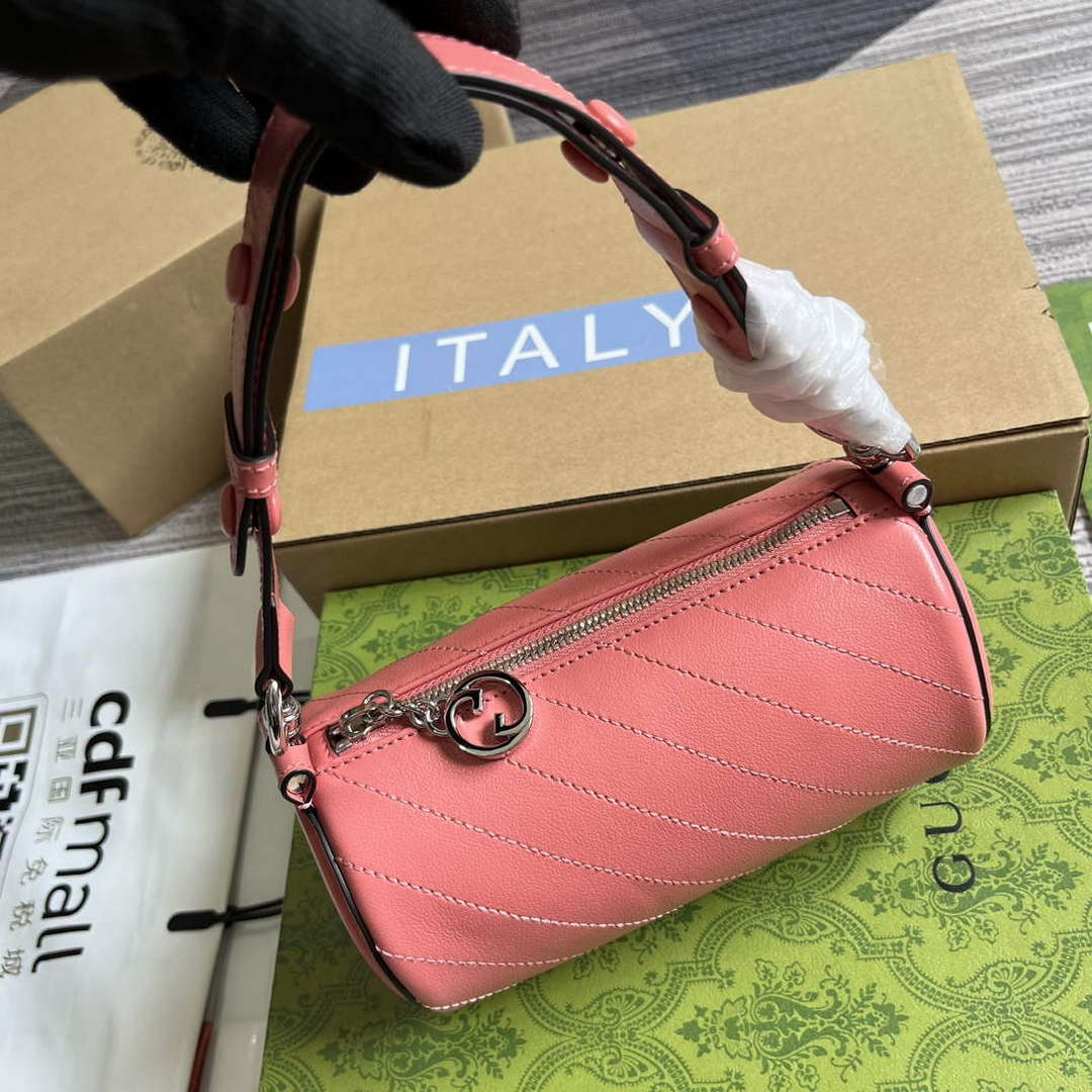 Gucci 760170 Gucci Blondie Mini Shoulder Bag Pink - Default Title - View 4