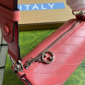 Gucci 760170 Gucci Blondie Mini Shoulder Bag Pink - Default Title - View 5
