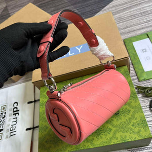 Gucci 760170 Gucci Blondie Mini Shoulder Bag Pink - Default Title - View 8