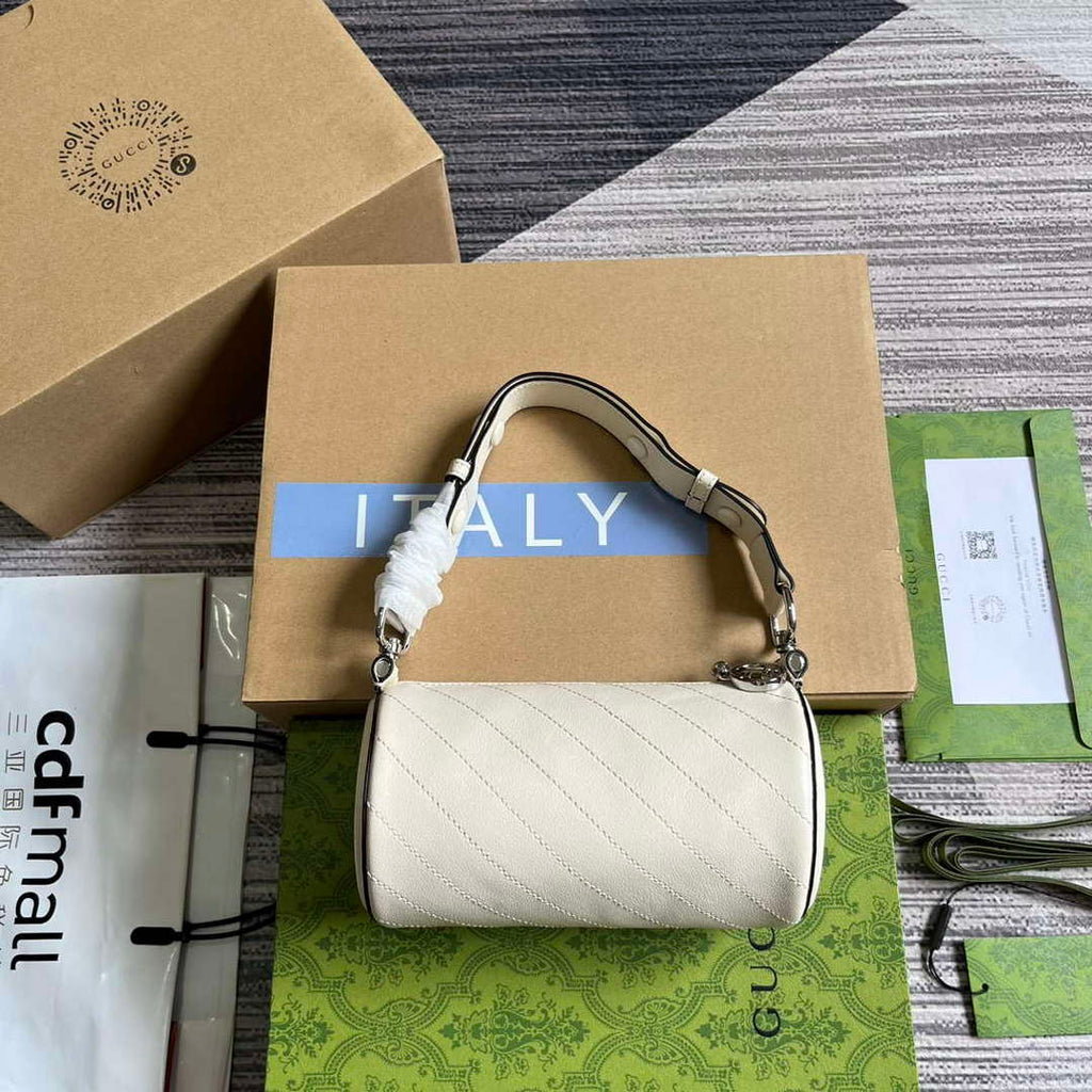 Gucci 760170 Gucci Blondie Mini Shoulder Bag White