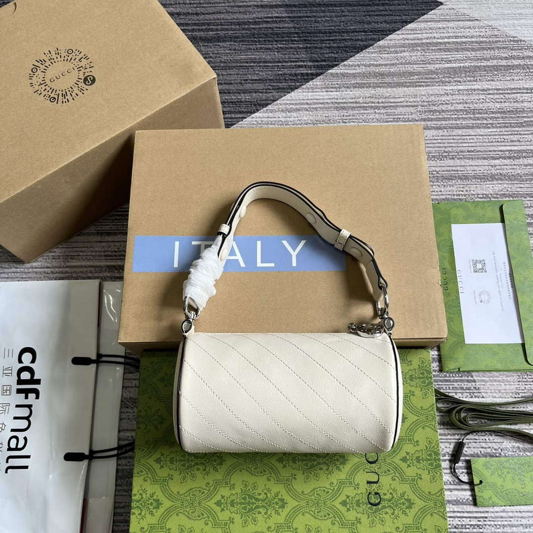 Gucci 760170 Gucci Blondie Mini Shoulder Bag White