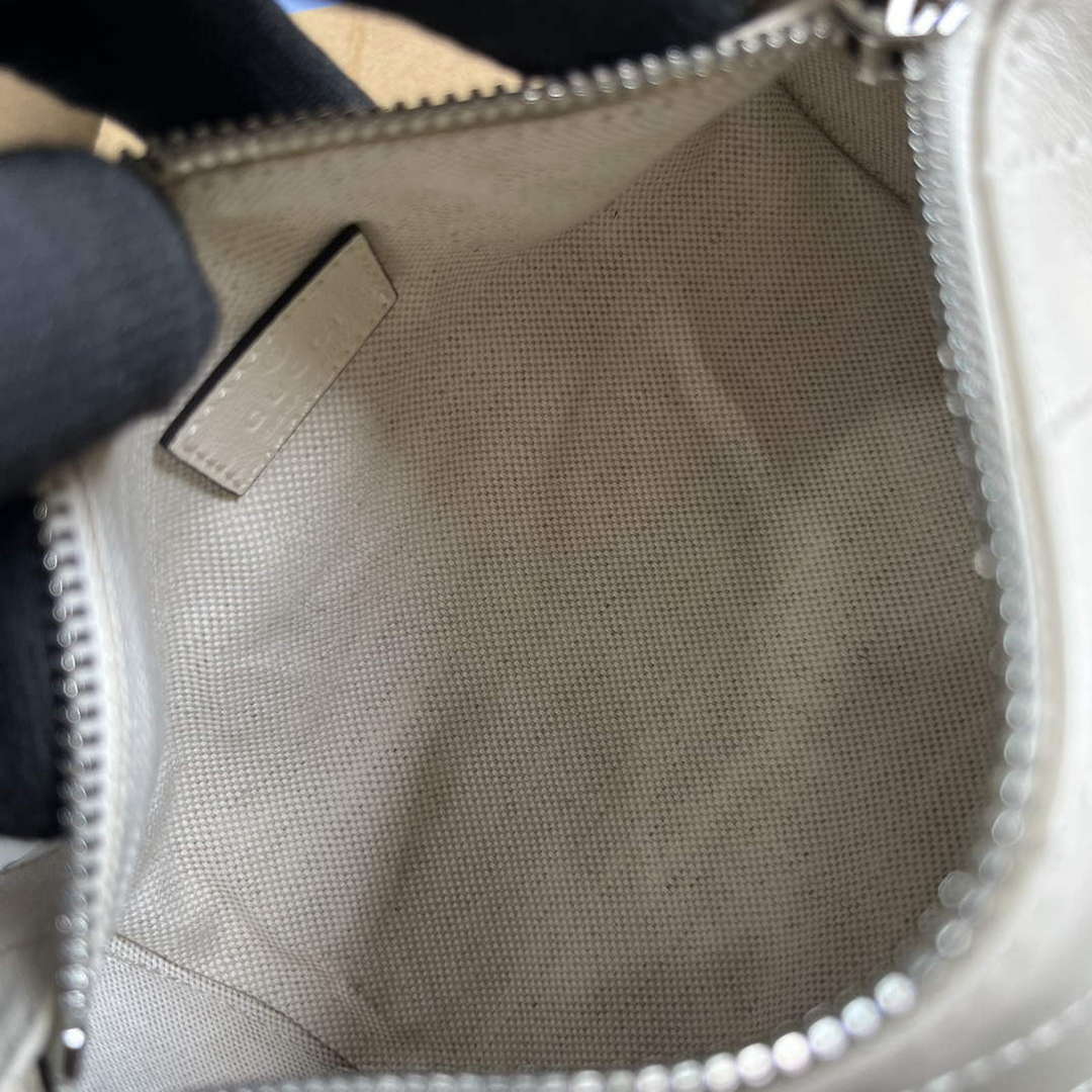 Gucci 760170 Gucci Blondie Mini Shoulder Bag White