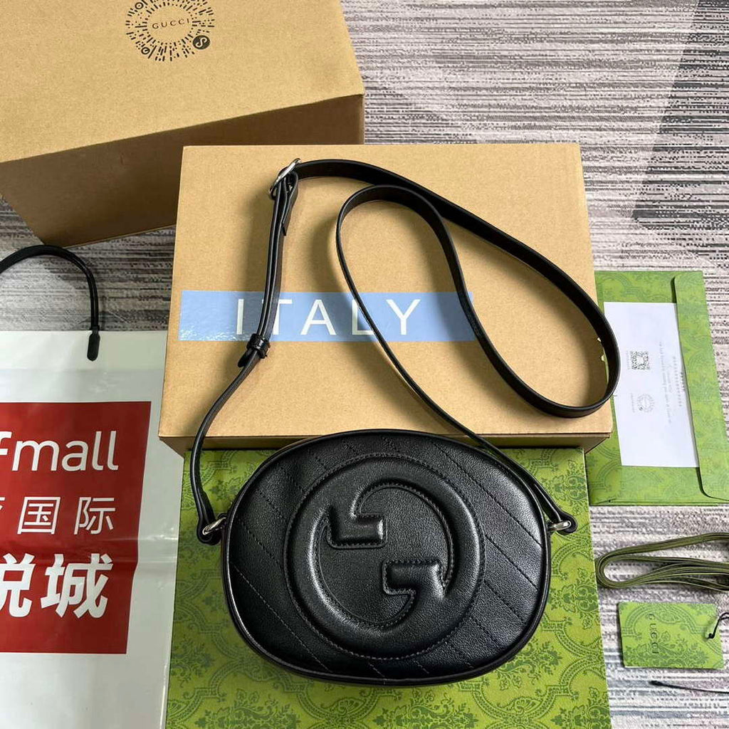 Gucci 760175 Blondie Mini Shoulder Bag Black