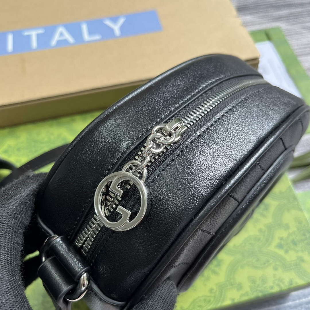 Gucci 760175 Blondie Mini Shoulder Bag Black - Default Title - View 7