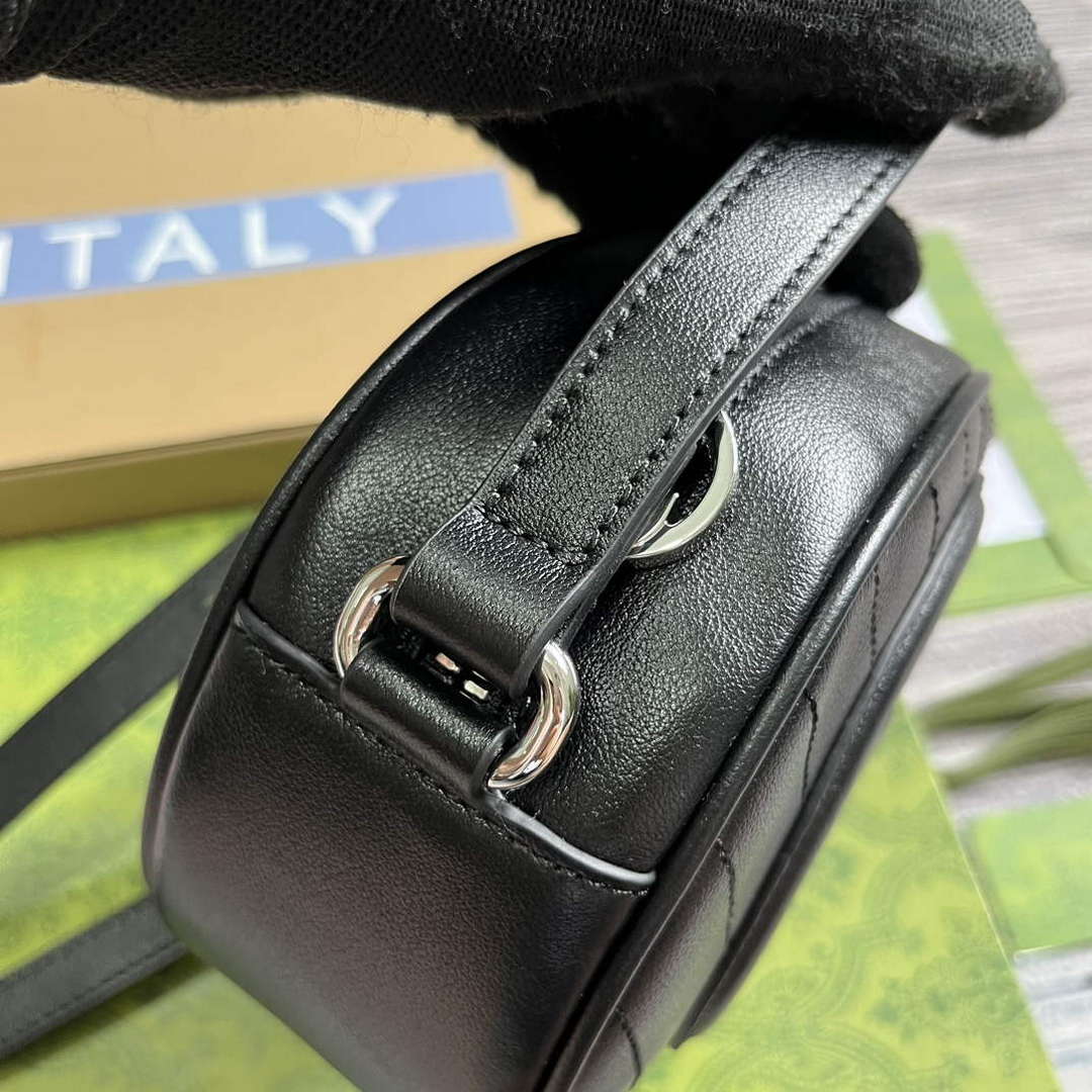 Gucci 760175 Blondie Mini Shoulder Bag Black - Default Title - View 8