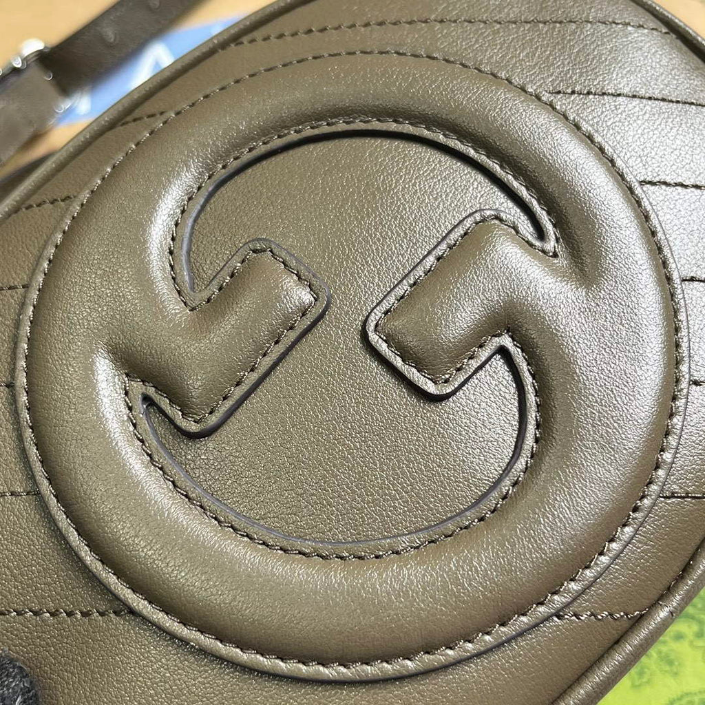 Gucci 760175 Blondie Mini Shoulder Bag Brown